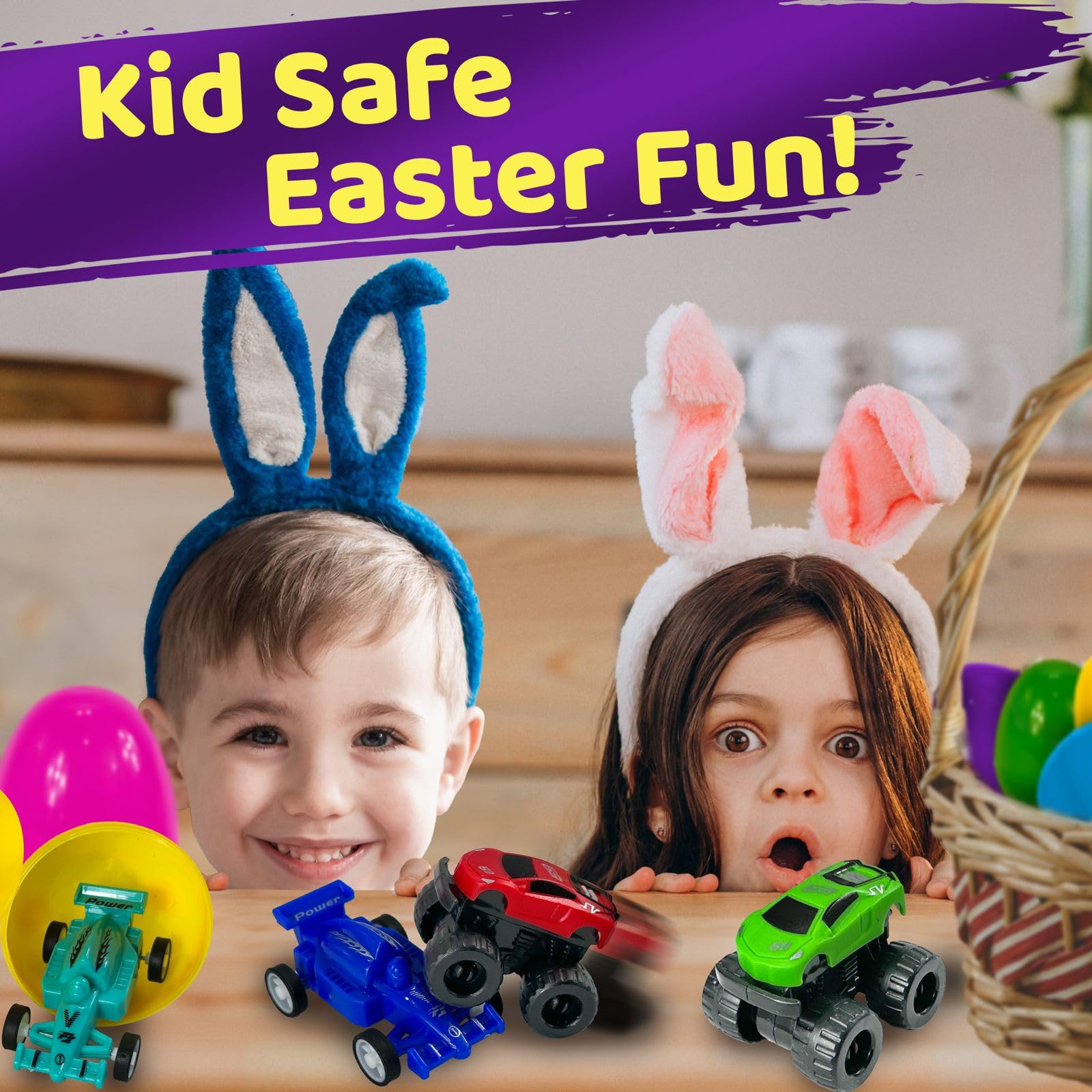 Stargo durable thick plastic Easter egg for reuse.