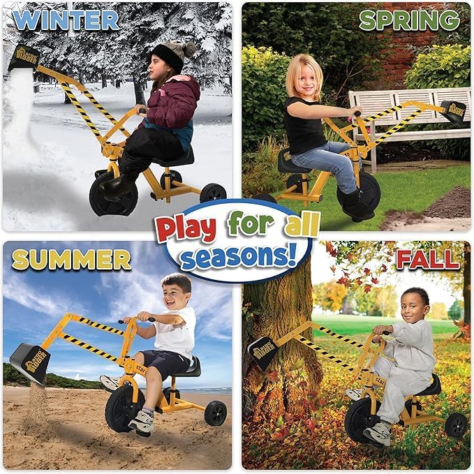 Stargo metal digging scooper ready for scooping and dumping play