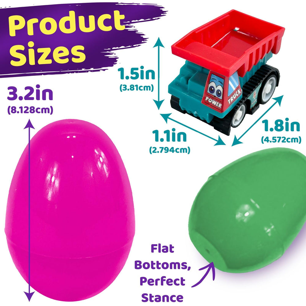 Stargo prefilled eggs with toys for quick Easter fun.