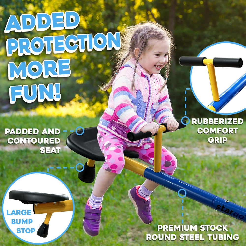 Stargo Teeter Totter safety rubber shock absorber reduces impact during play