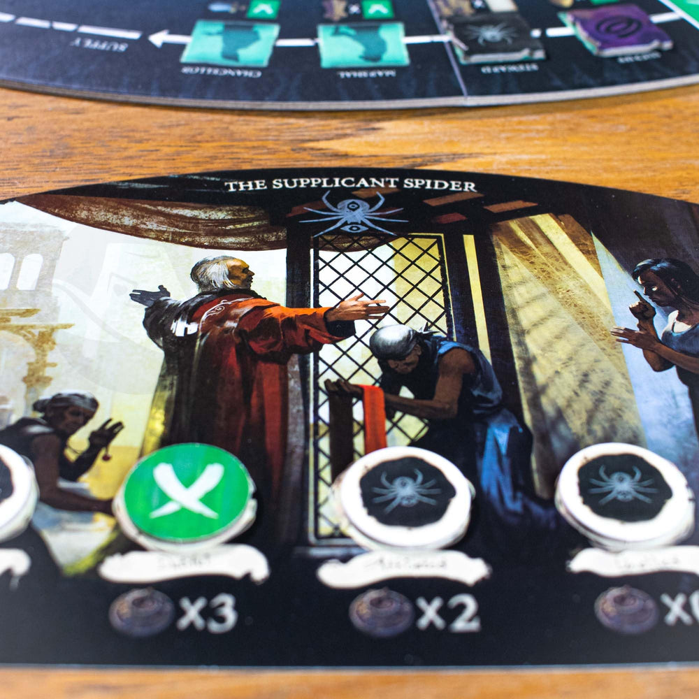 Starling Games A War of Whispers player reference aids quick rules recall.