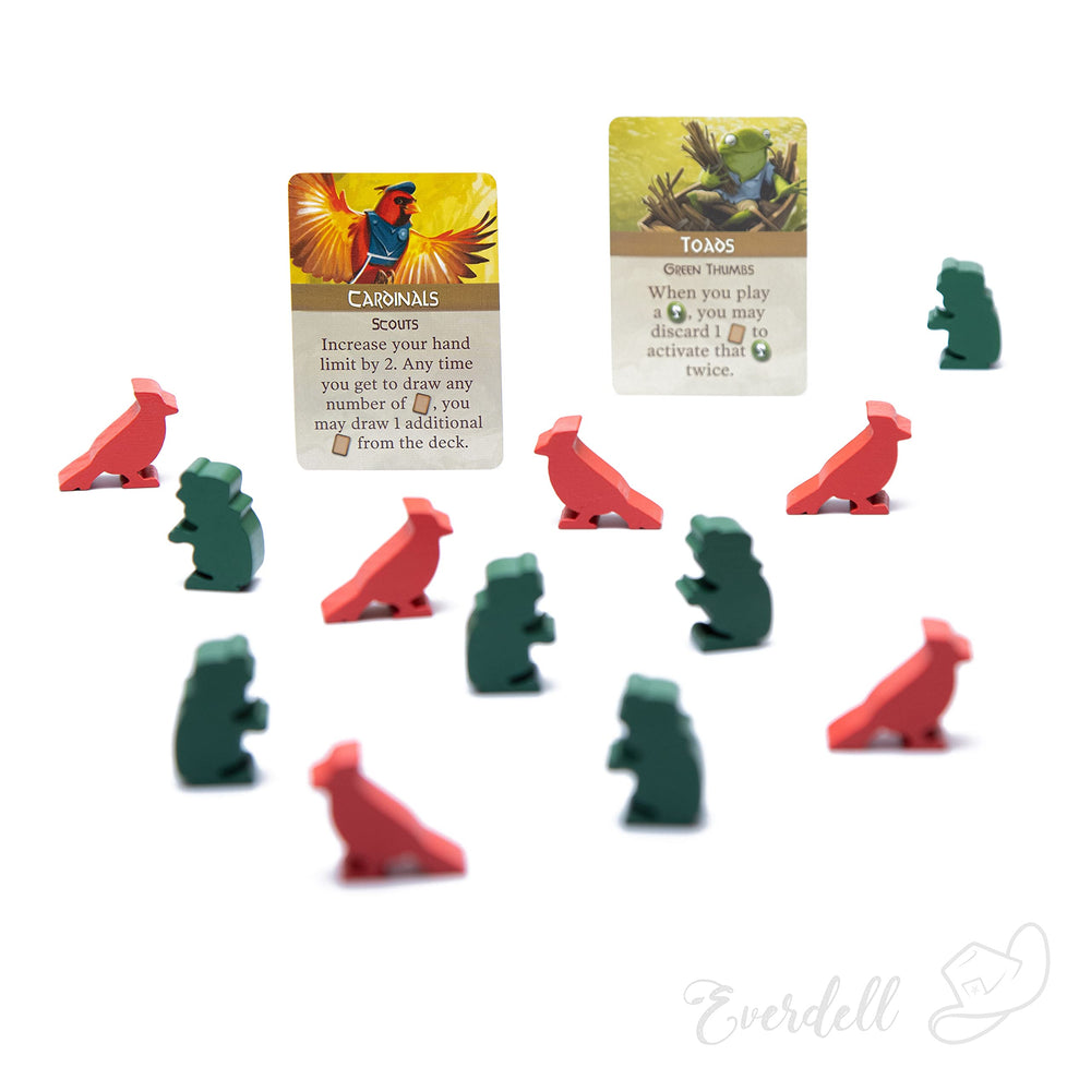 Starling Games Everdell Bellfaire fifteen power cards enable unique strategies