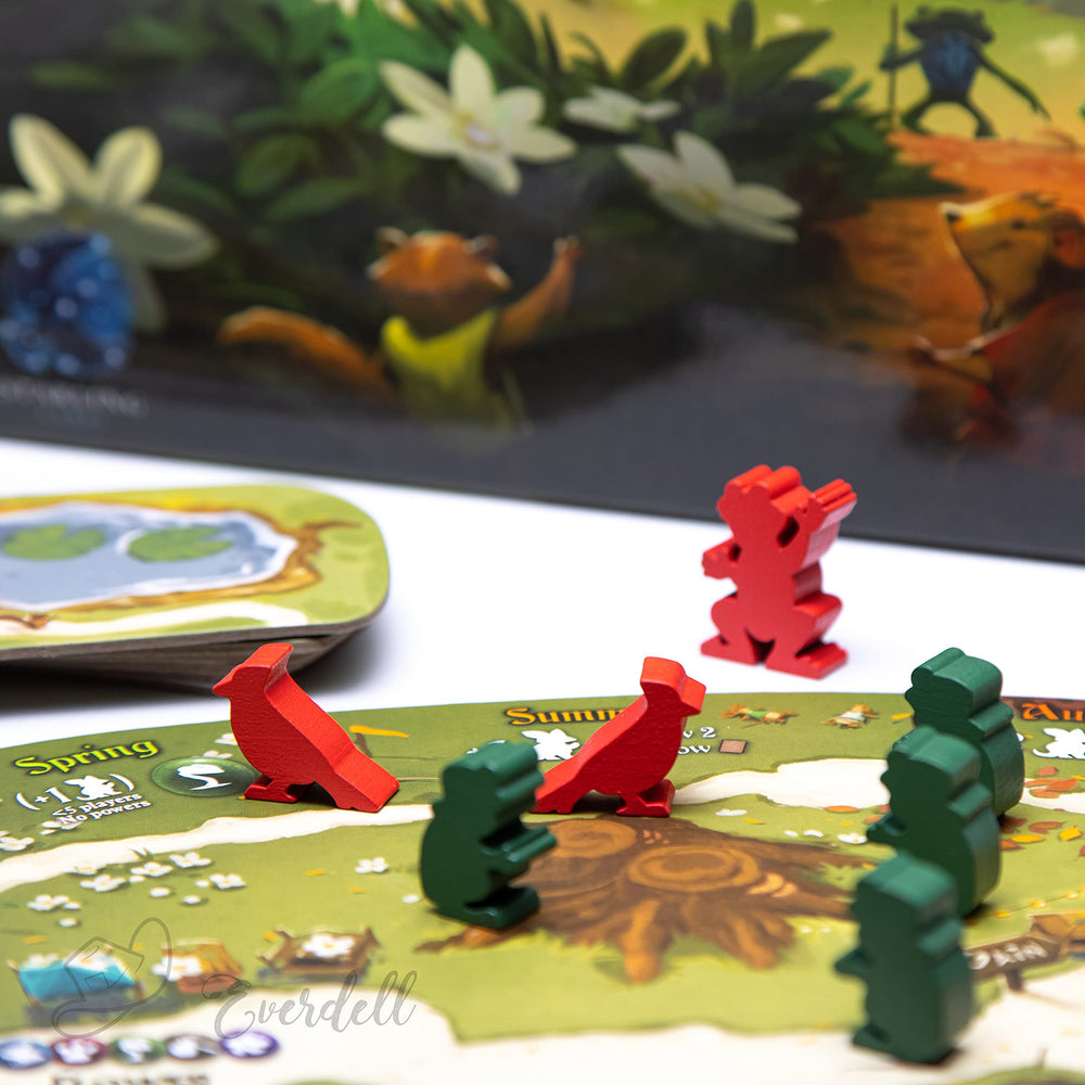 Starling Games Everdell Bellfaire expansion supports five to six players