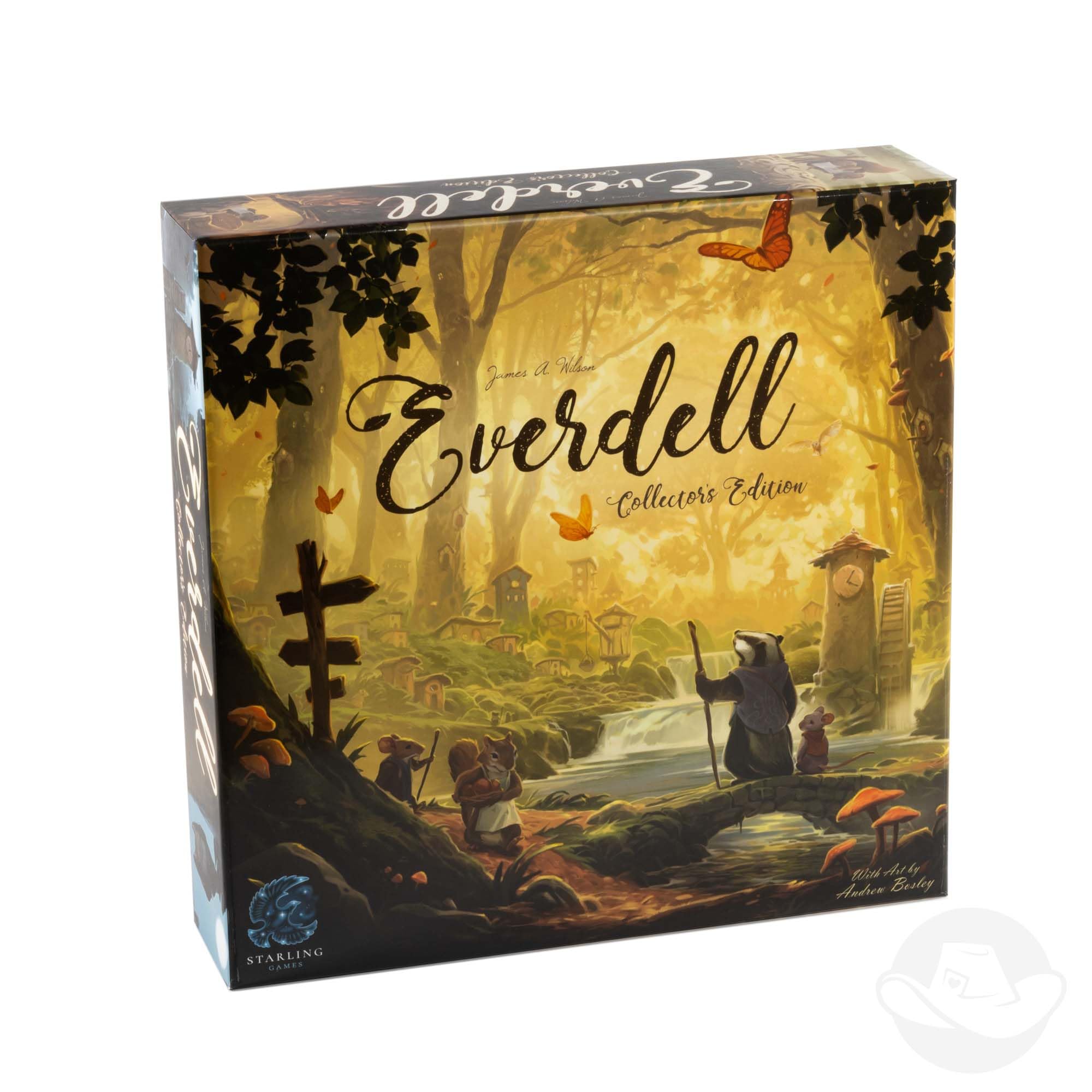 Starling Games Everdell deluxe collector box showcases premium packaging for organized play.