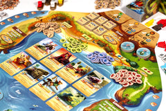Starling Games Everdell Farshore windrose tokens emphasizing navigation choices