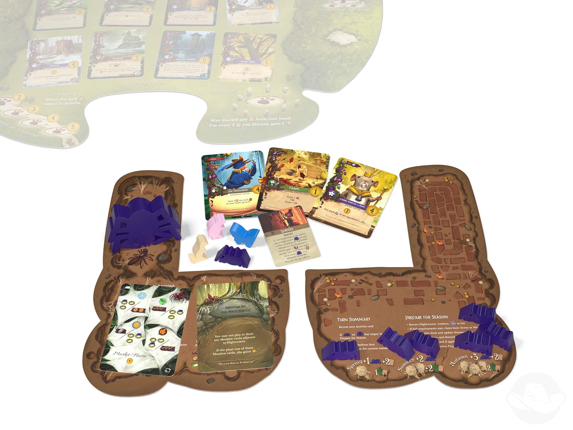 Starling Games Everdell Mistwood legends-ii reveals expanded lore and new encounter possibilities.