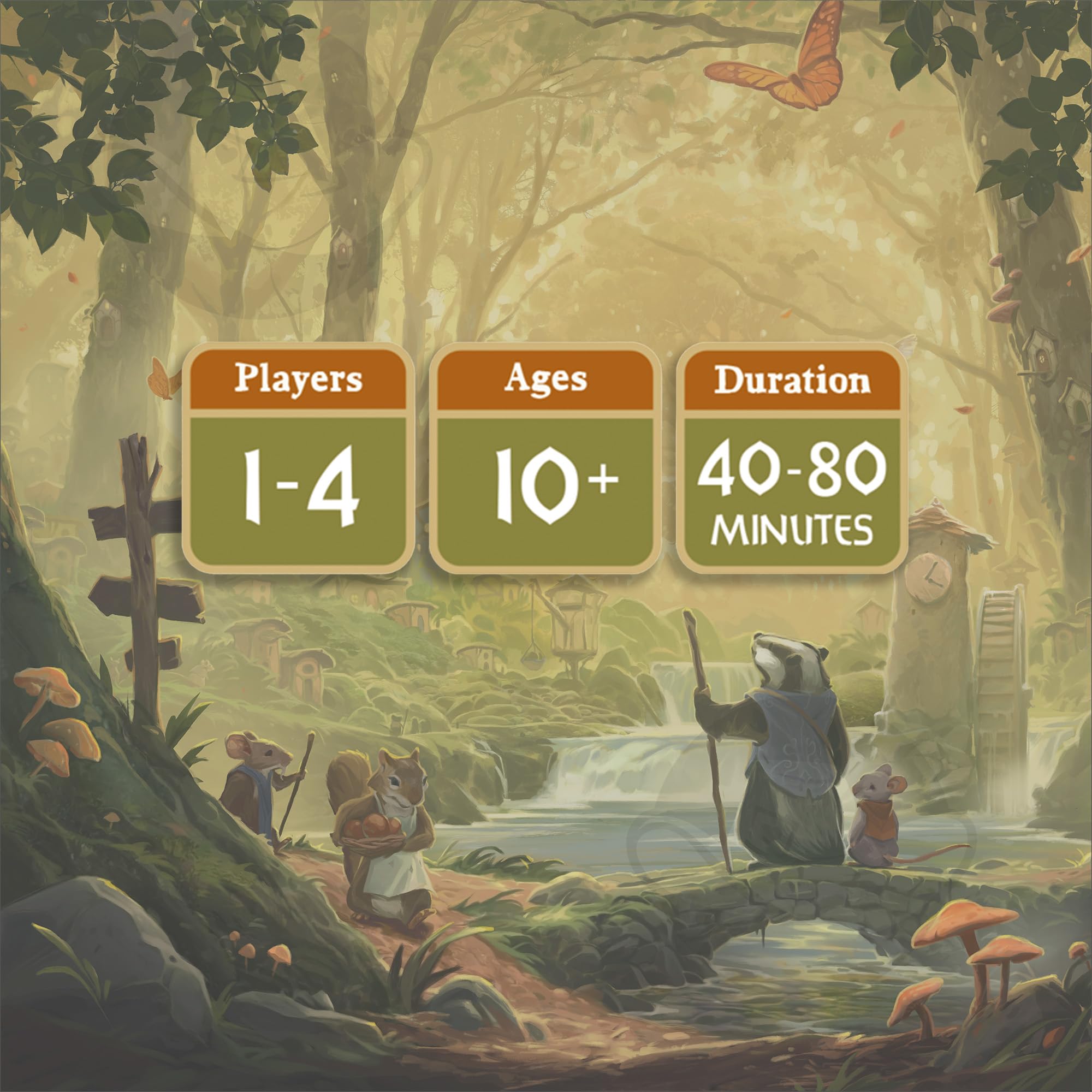 Starling Games Everdell Pearlbrook 2nd Edition playtime suited for evenings.