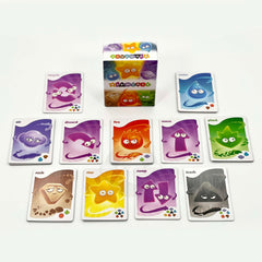 Starling Games Eleminis compact box for easy storage and quick setup.