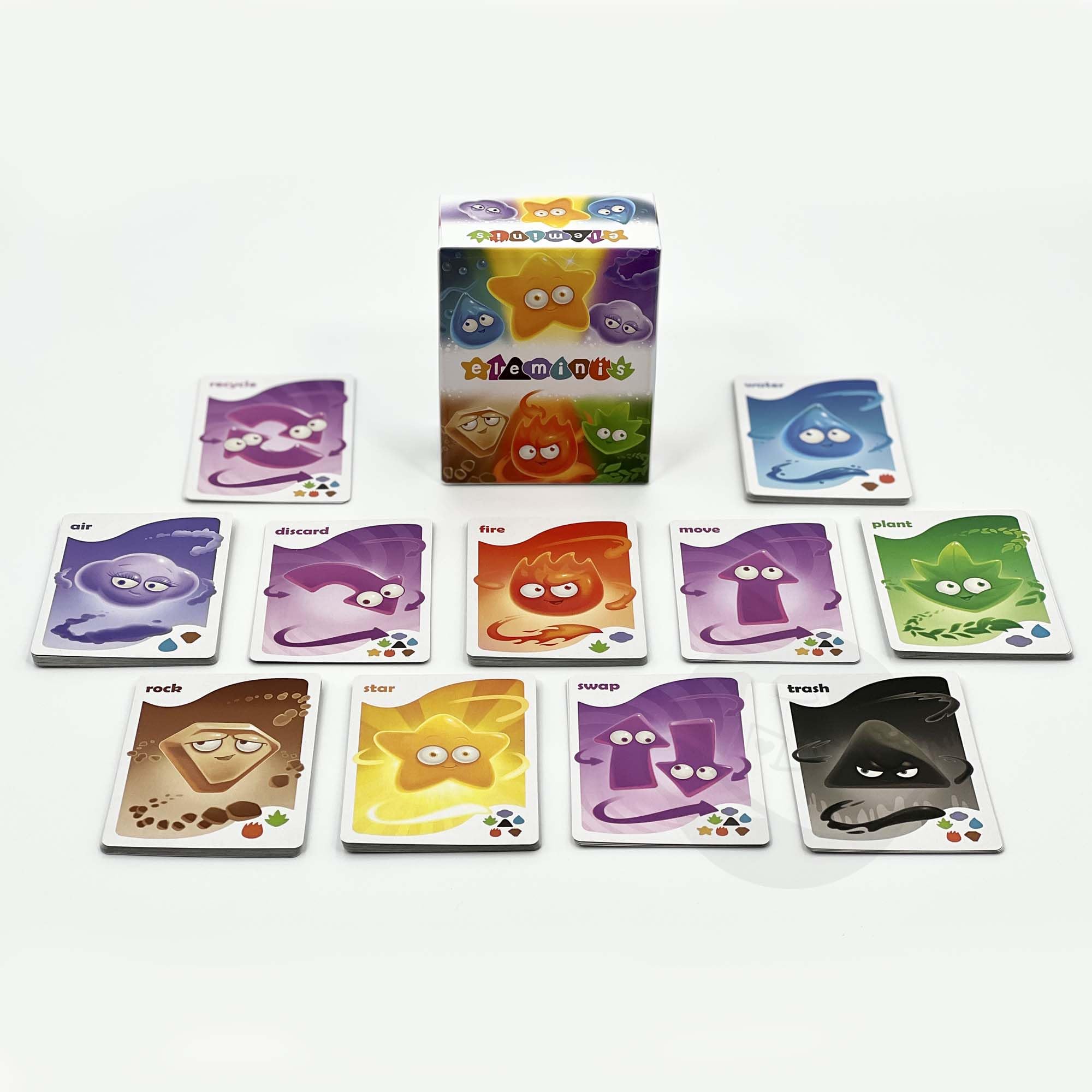 Starling Games Eleminis five elements collection demonstrates victory path and strategic depth.