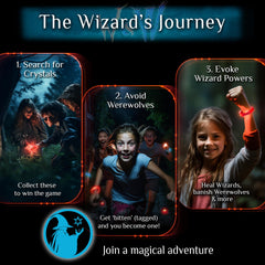Starlux Bright game pieces glow during backyard adventures.