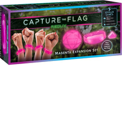 Starlux Games Capture The Flag Redux magenta 3-team expansion pieces glow for night play