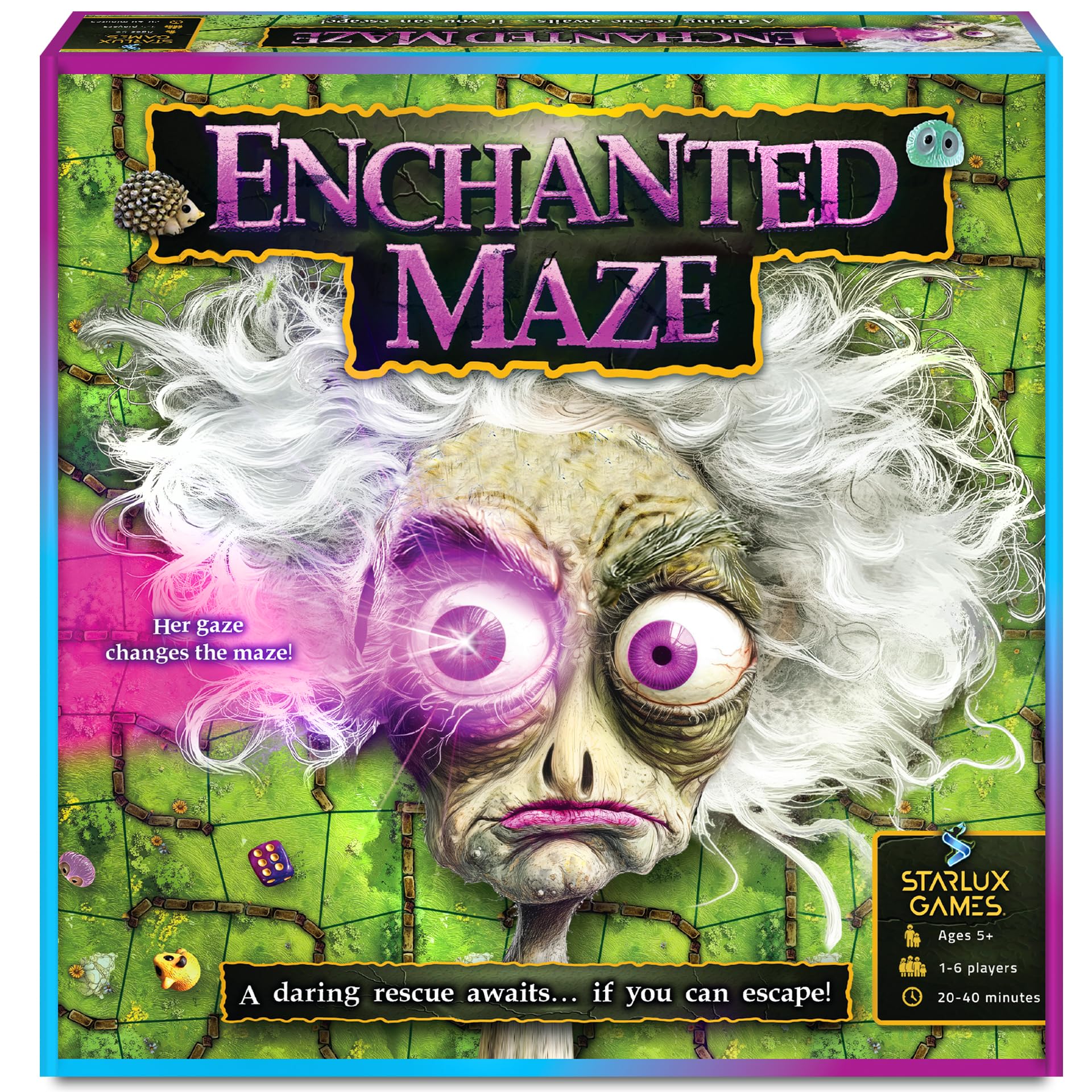 Starlux Enchanted Maze Hag eye glows to guide family playtime