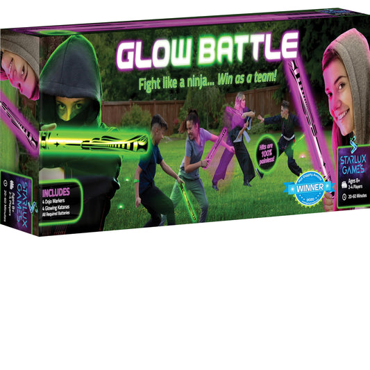 Starlux Ninja glow swords set for safe backyard battles at dusk