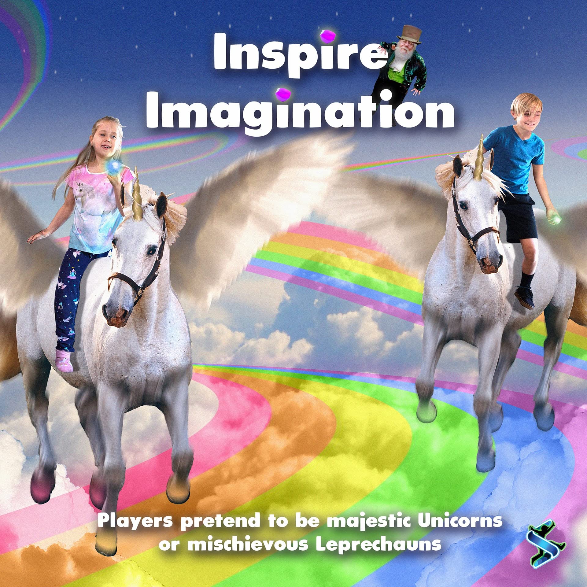 Starlux Games Protectors of the Rainbow: replaceable batteries power longer glow sessions.