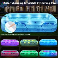 StarOcean adults inflatable pool at sunset adds refreshing social ambiance