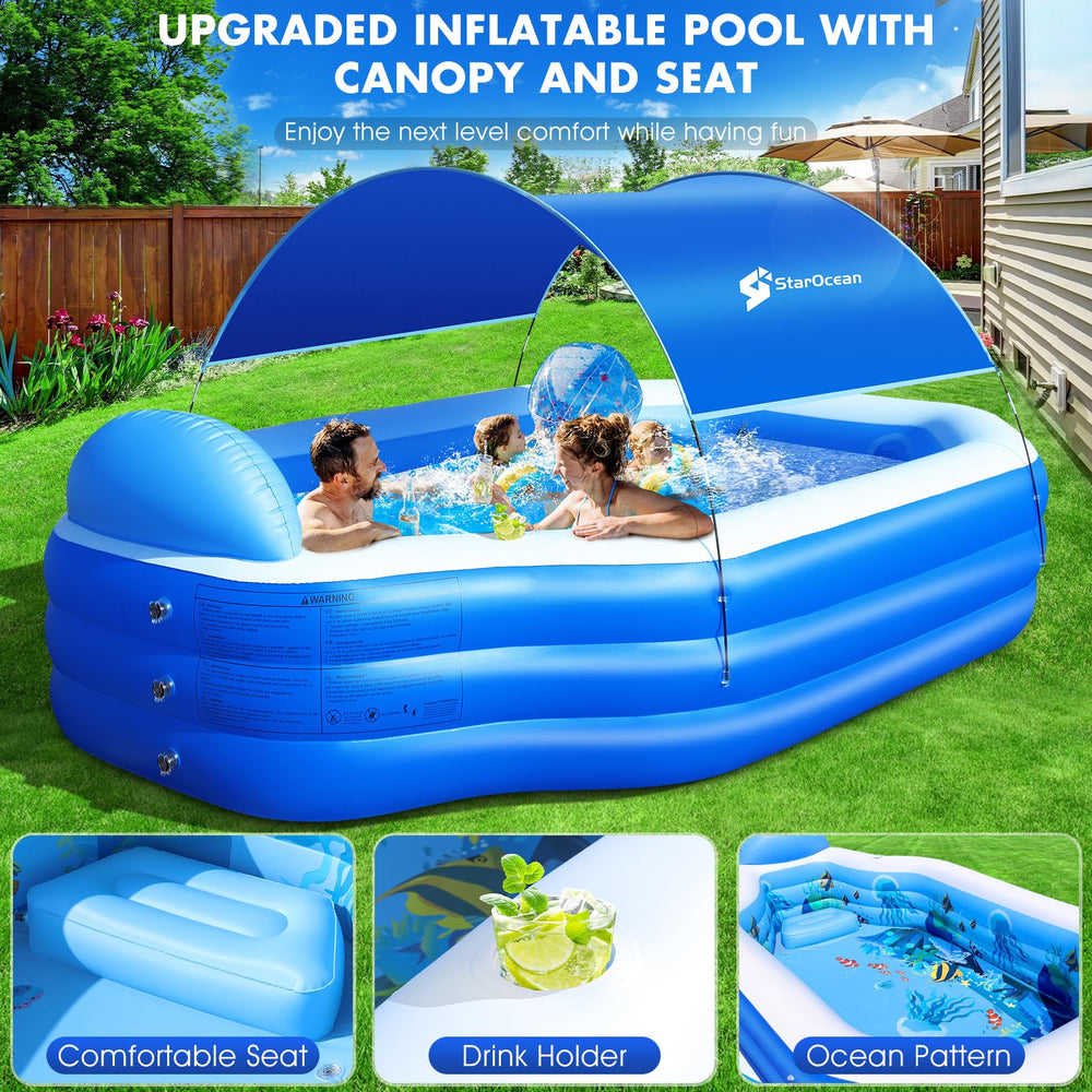 StarOcean pool color remains vivid under sun due to UV fade resistance