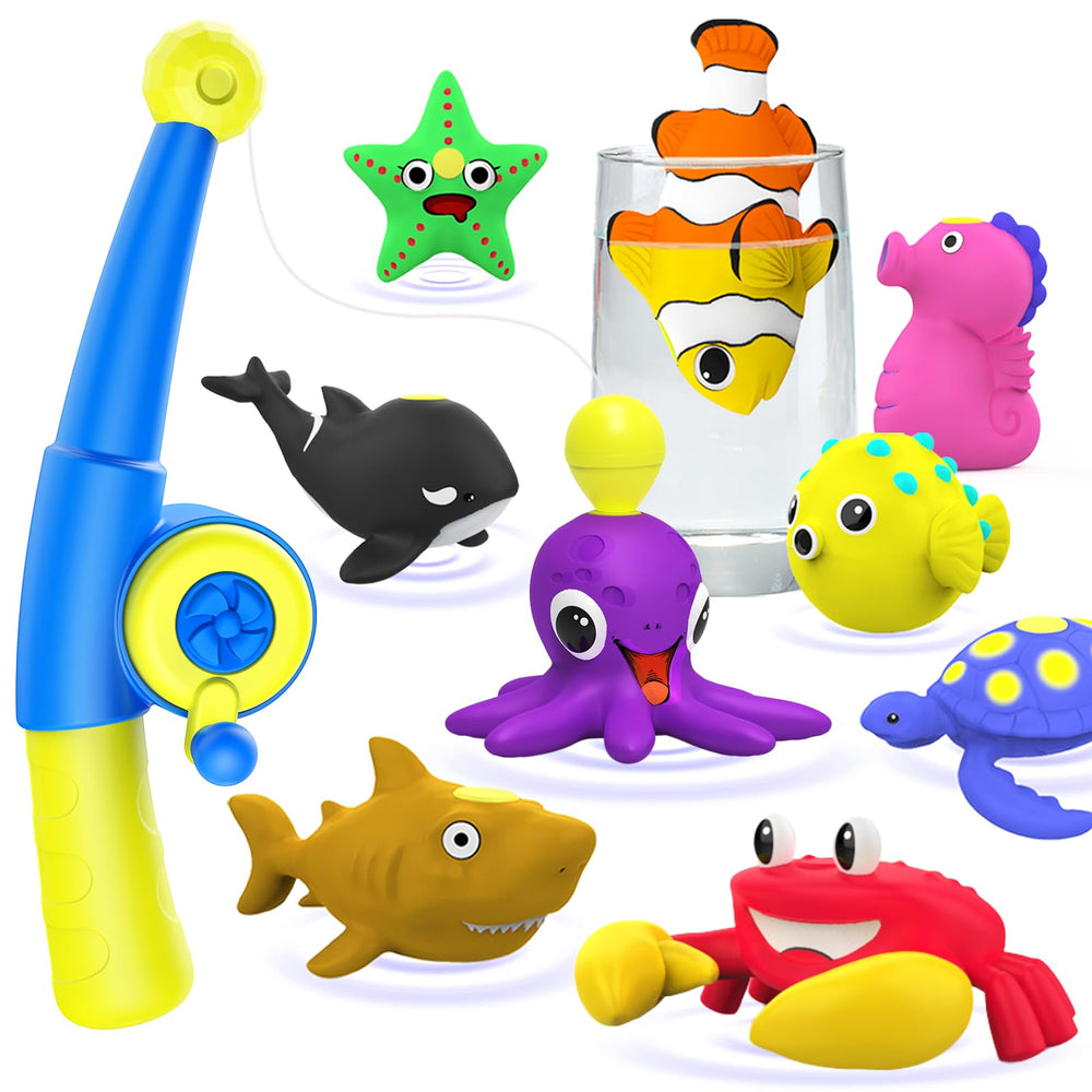 Staroud color changing sea creatures bath toys glow in warm water for engaging play