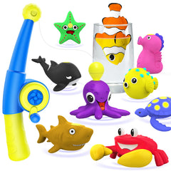 Staroud color changing sea creatures bath toys glow in warm water for engaging play