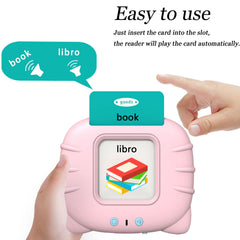 Startcan reader slot demonstrates words read aloud with simulated sounds.