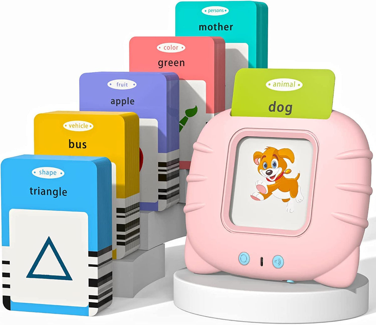 Startcan cards deck close-up for interactive vocabulary learning