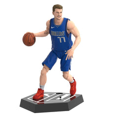 Starting Lineup Luka Doncic action figure front view with premium detail for display