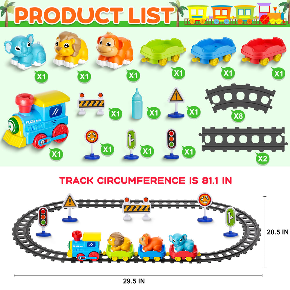 Stay Fun kids playing with the train set inspires focus and creativity
