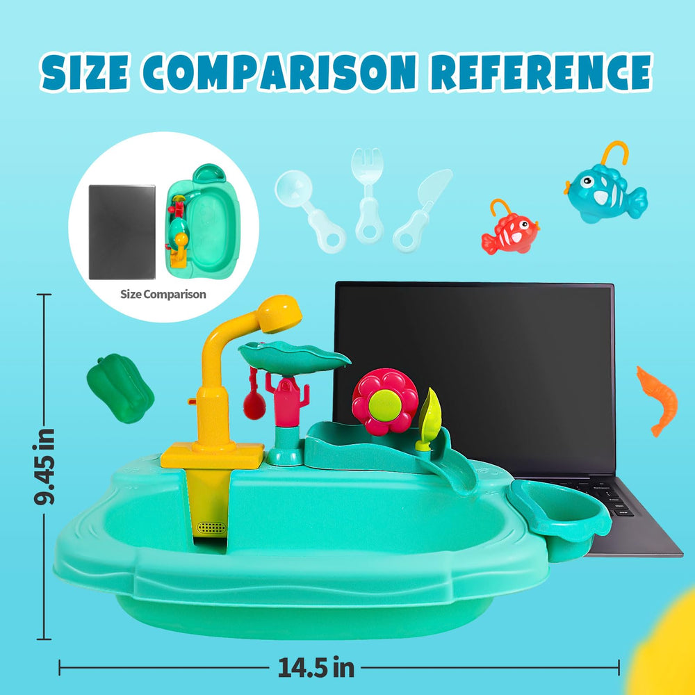 STBEIMEIMY water table with toys boosts sensory exploration and fine motor skills