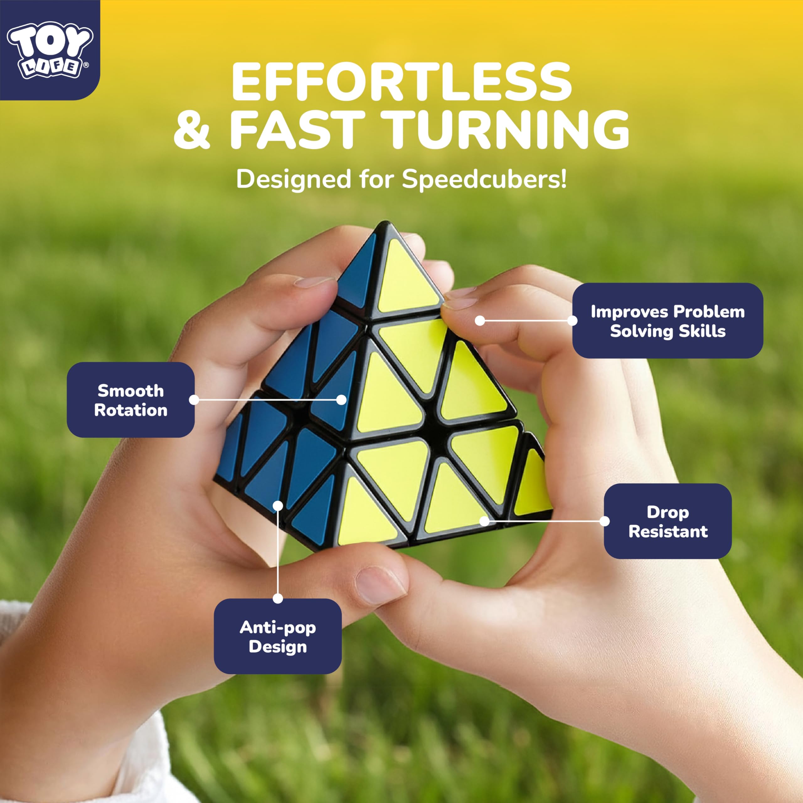 STEAM Life 2x2 speed cube compact design for quick practice