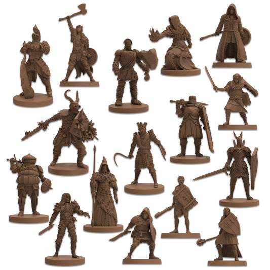 Steamforged Dark Souls Characters Expansion cleric armour miniature supports frontline healing and protection.