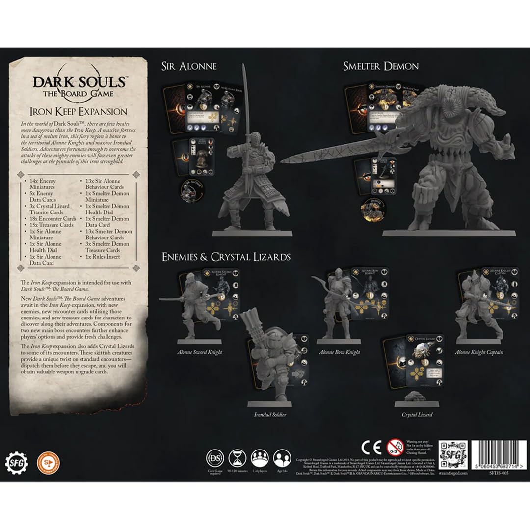 Steamforged Dark Souls Iron Keep expansion miniatures showcase detailed sculpts for immersive gameplay