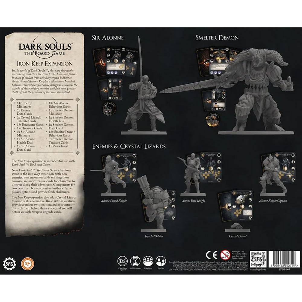 Steamforged Dark Souls Iron Keep expansion miniatures showcase detailed sculpts for immersive gameplay