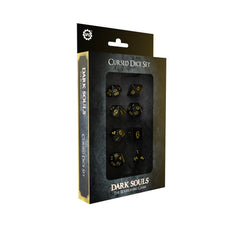 Steamforged Games Dark Souls Cursed Dice Set dice on table close-up