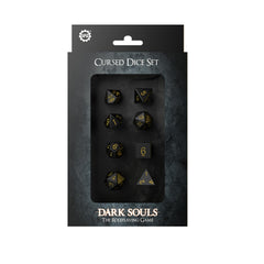Steamforged Games Dark Souls Cursed Dice Set engraved close-up for precise rolls