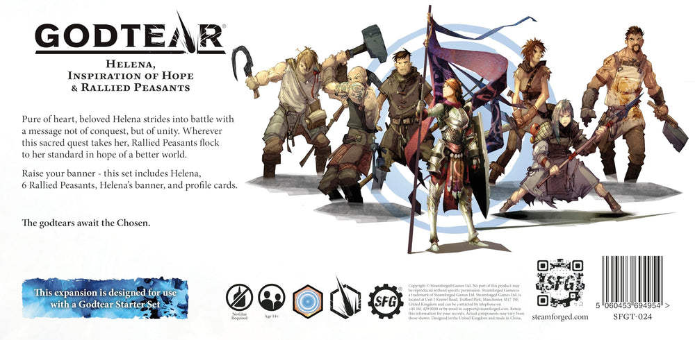 Steamforged Games Helena guardian bannerless presence highlights unique charisma on the table