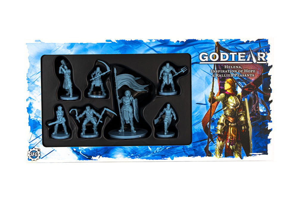 Steamforged Games Helena miniature in inspiration-hope pose for immersive battlefield storytelling