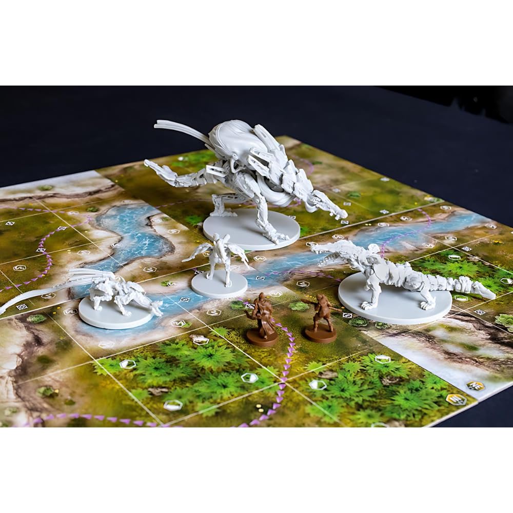 Steamforged Horizon Zero Dawnn deck stacks highlight strategic building options.