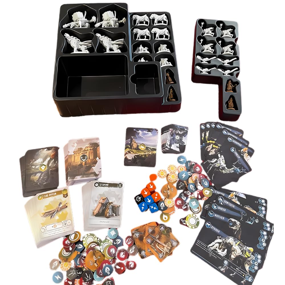Steamforged Horizon Zero Dawnn unboxing reveals complete core game contents.