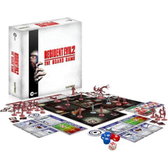 Steamforged Games' Resident Evil 2 miniatures set in dynamic poses for combat