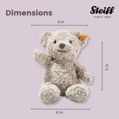 Steiff Honey Teddy Bear features Button-in-Ear and durable materials for lasting cuddles.