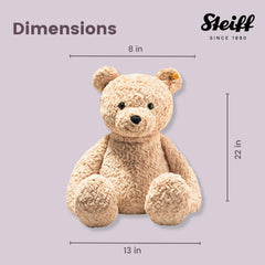 Steiff Soft Cuddly Friends Jimmy fosters imaginative stories and bedtime rituals.