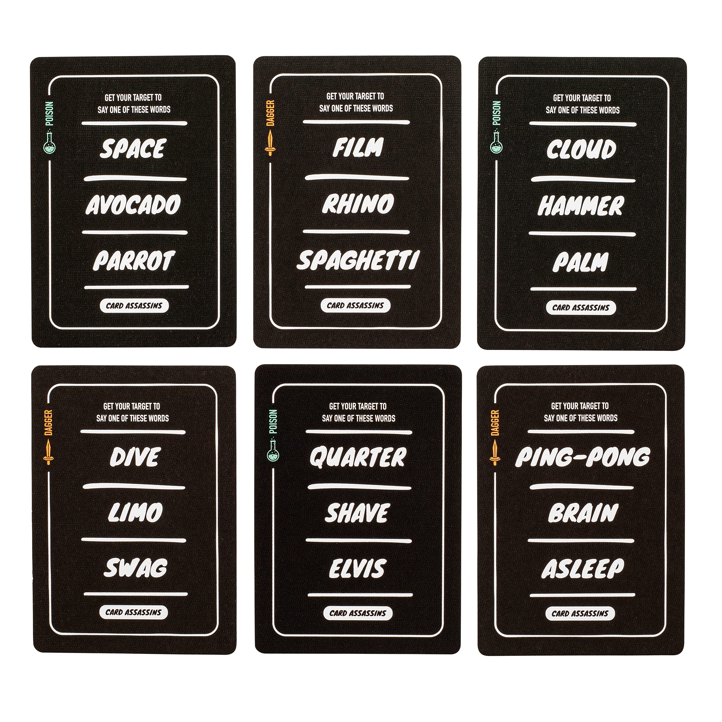 Stellar Factory Card Assassins components laid out for fast play and setup