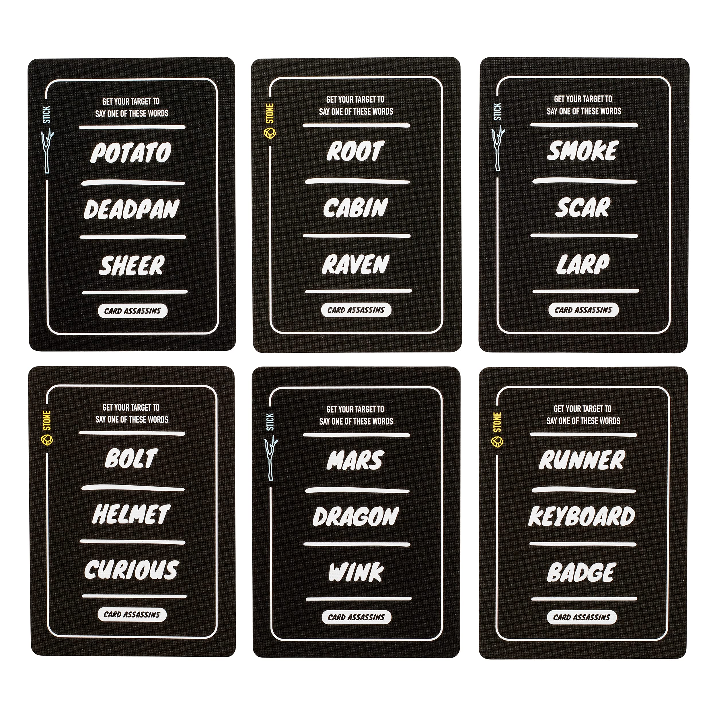 Stellar Factory Card Assassins Sticks and Stones features new characters for dynamic play