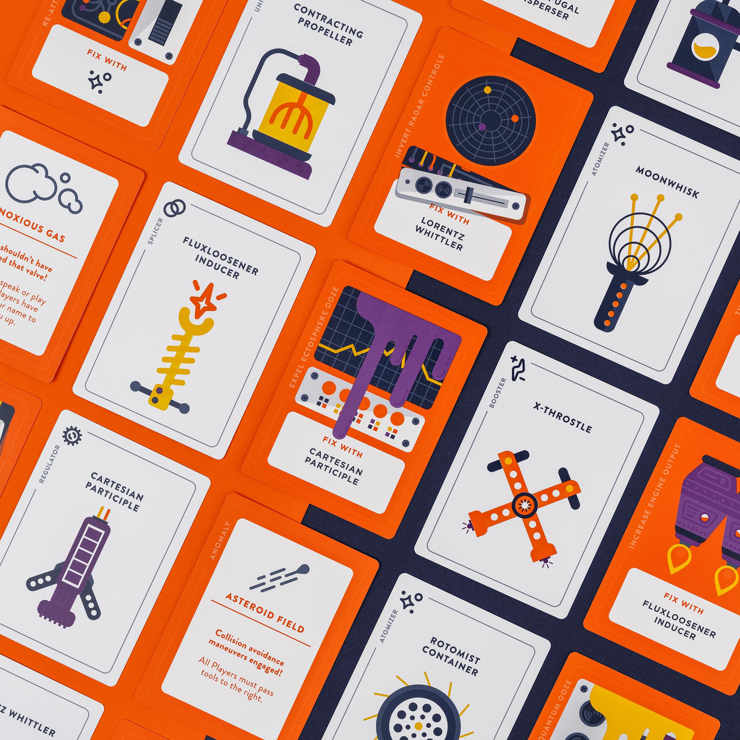 Stellar Factory Spaceteam durable waterproof cards resist spills