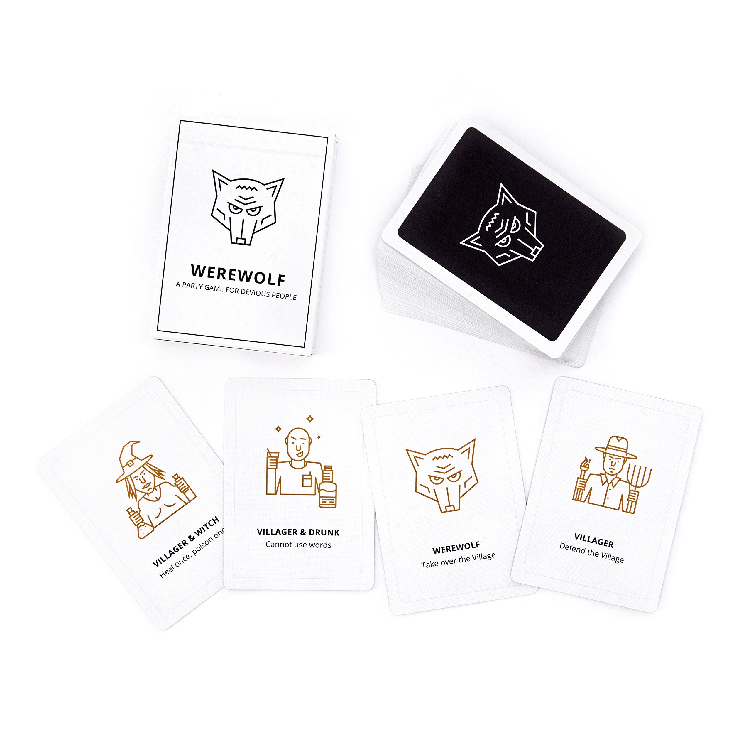 Stellar Factory Werewolf game components arranged for quick setup and smooth rounds