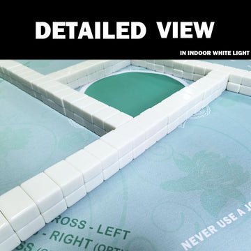 StellarOcean Mahjong mat noise reduction backing helps quieter tile shuffles.