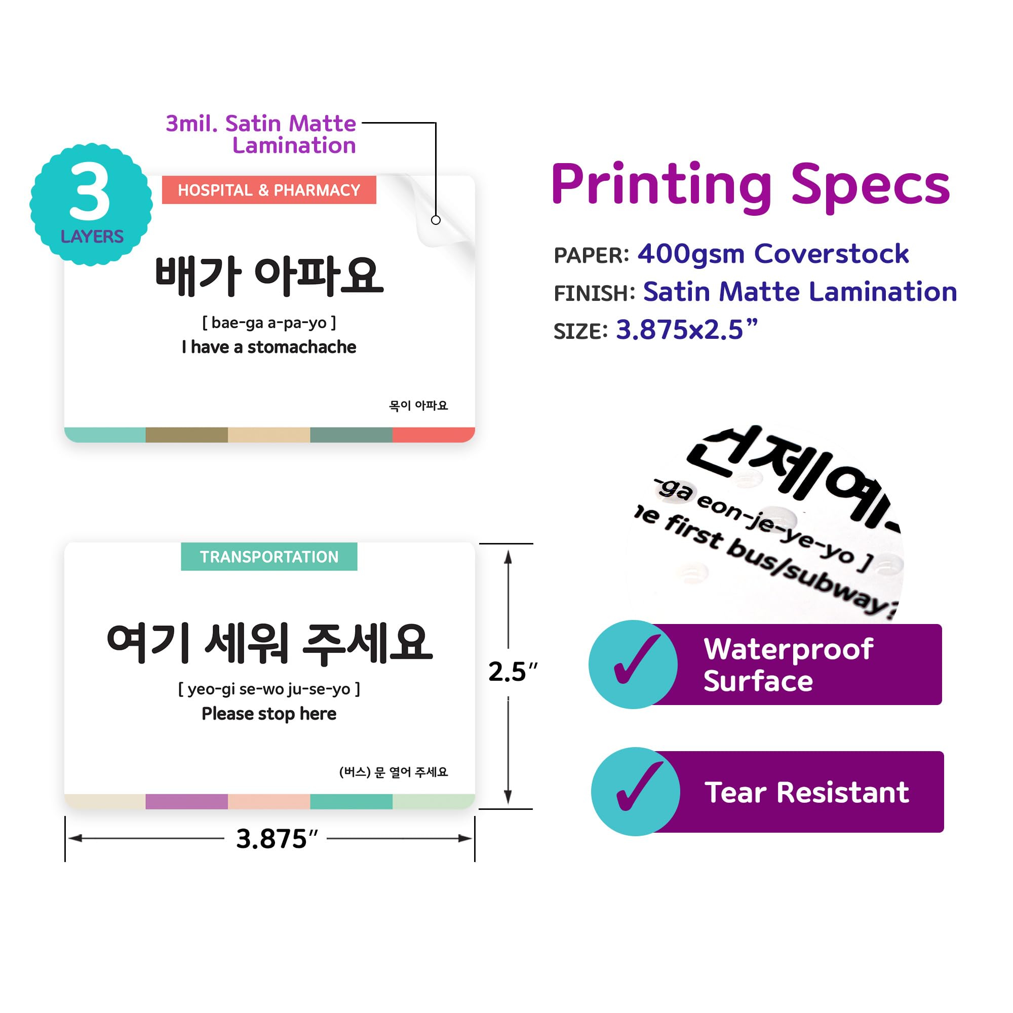 Stellarsol Essential Dialogue flashcards packaged in a stylish gift box for learners.
