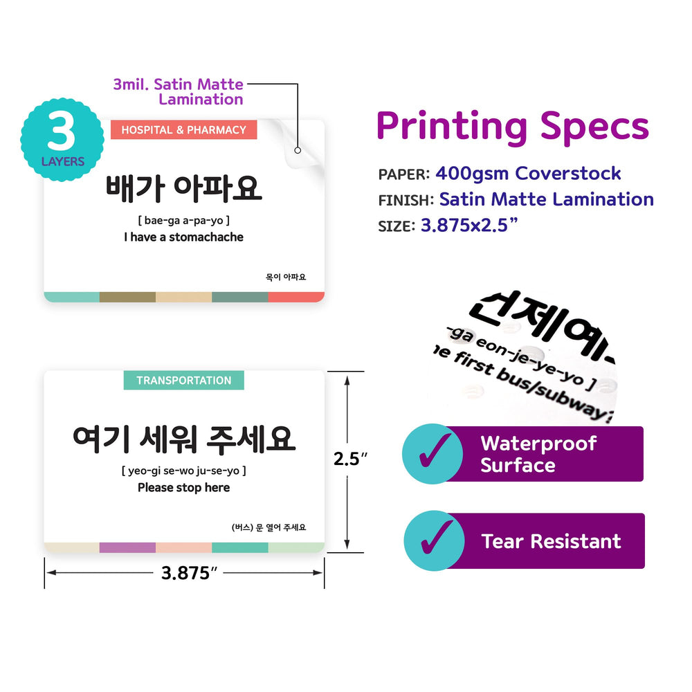 Stellarsol Essential Dialogue flashcards packaged in a stylish gift box for learners.
