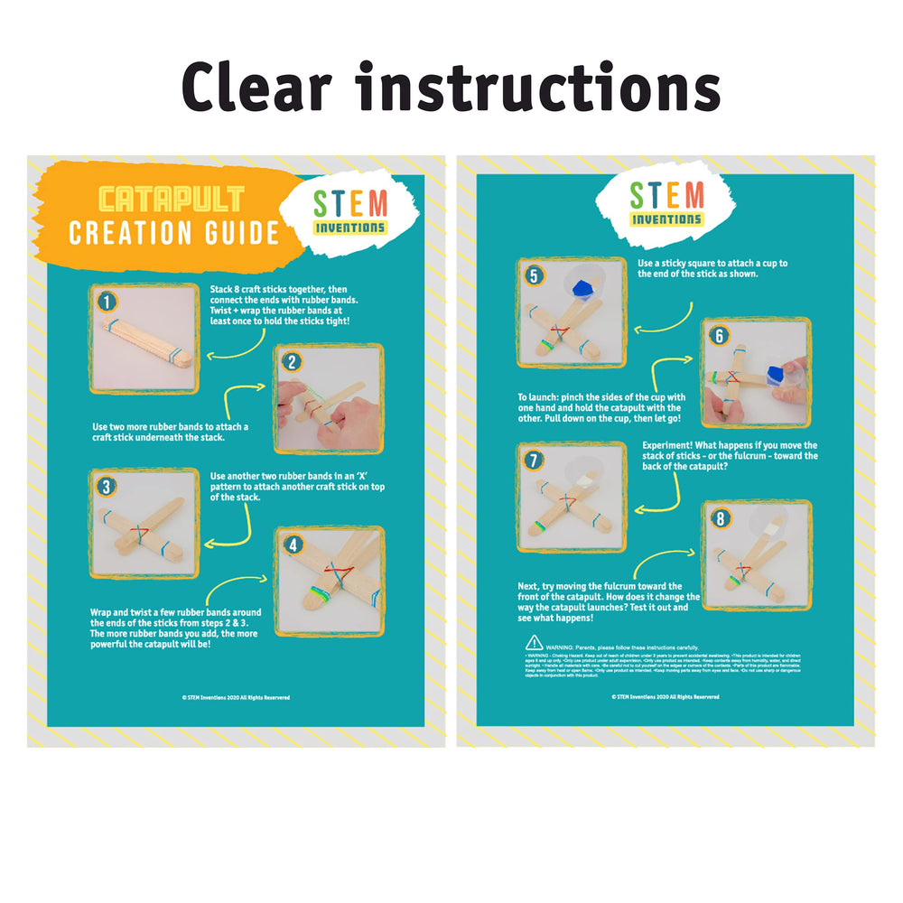 STEM Inventions Catapult Kit includes 30 catapults for collaboration.