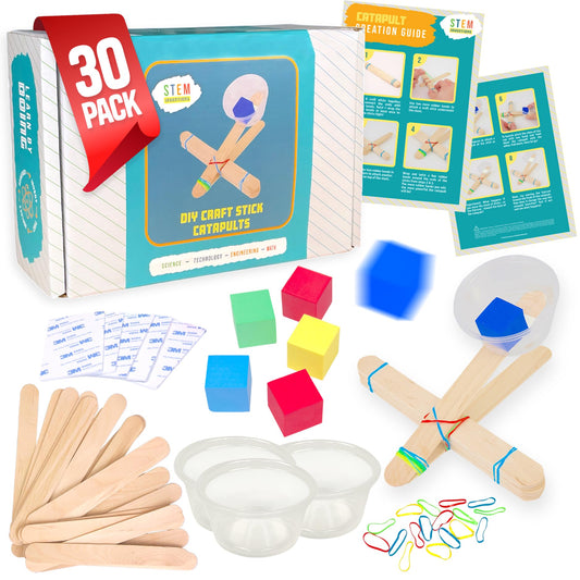 STEM Inventions Catapult Kit contents for classroom hands-on learning.