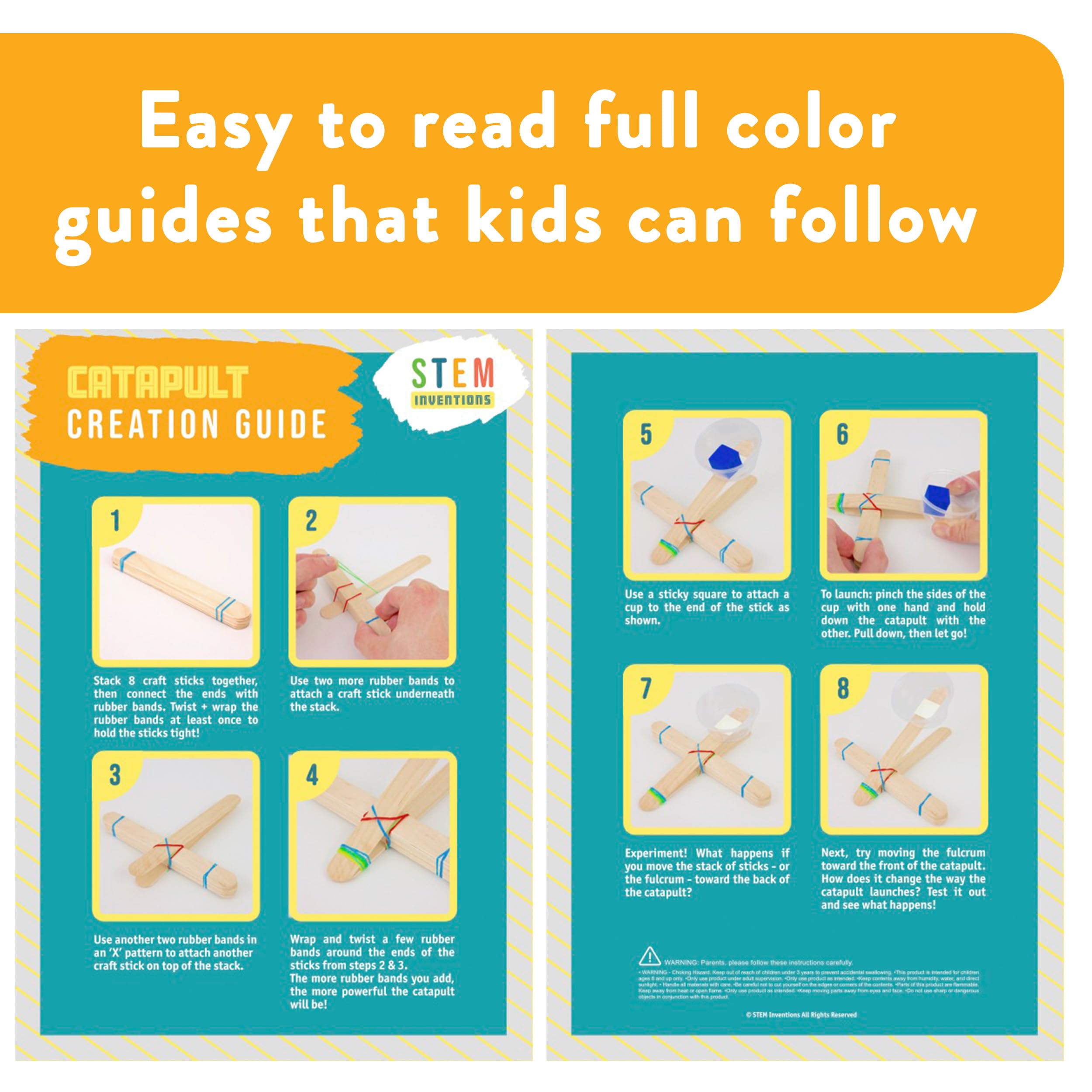 STEM Inventions kit contents showing four projects for classrooms